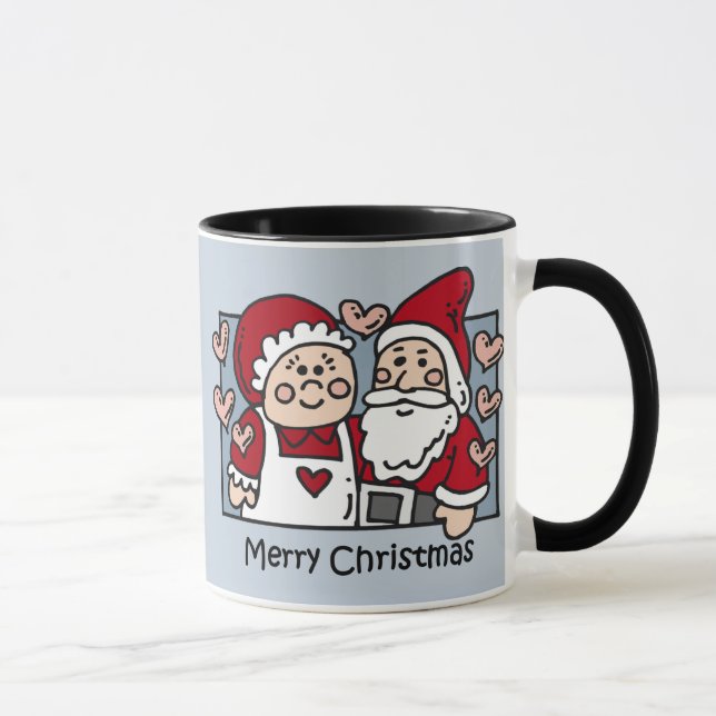 Frohe Weihnacht-Sankt-Tasse Tasse (Rechts)