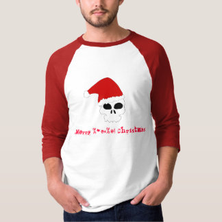Frohe Weihnacht-Schädelfans T-Shirt
