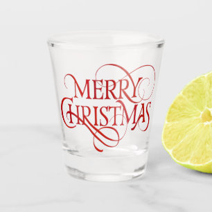 Frohe Weihnacht-Schuss Schnapsglas