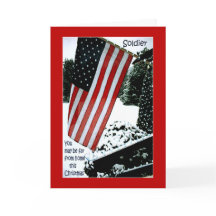 Frohe Weihnacht-Soldat-Karte