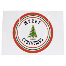 FROHE WEIHNACHT-WEIHNACHTSBAUM Geschenk-Tasche