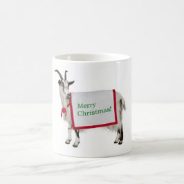 Frohe Weihnacht-Ziegen-Tasse Tasse