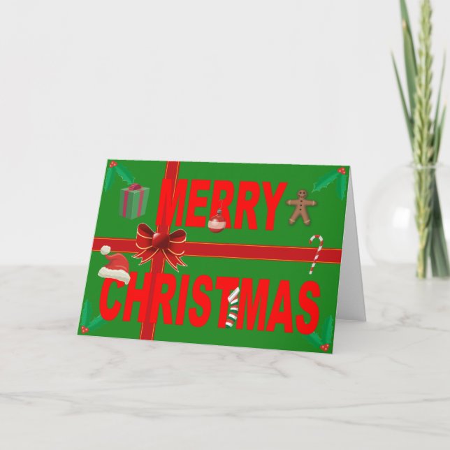 Frohe Weihnachten (Vorderseite)
