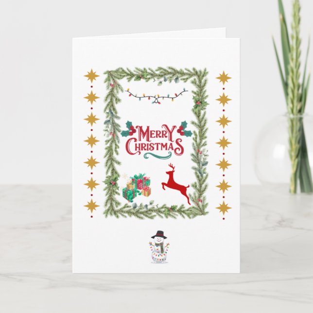 Frohe Weihnachten (Vorderseite)