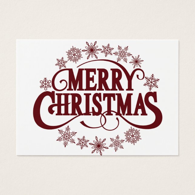 Frohe Weihnachten (Vorderseite)