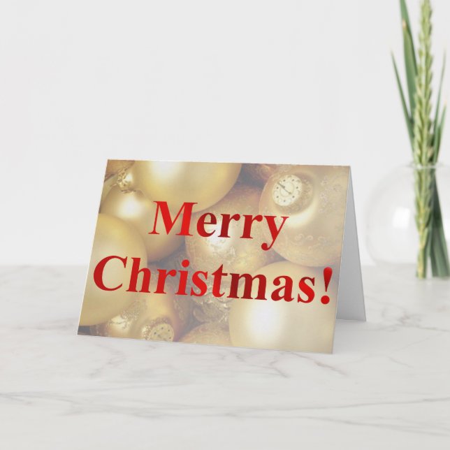 Frohe Weihnachten (Vorderseite)