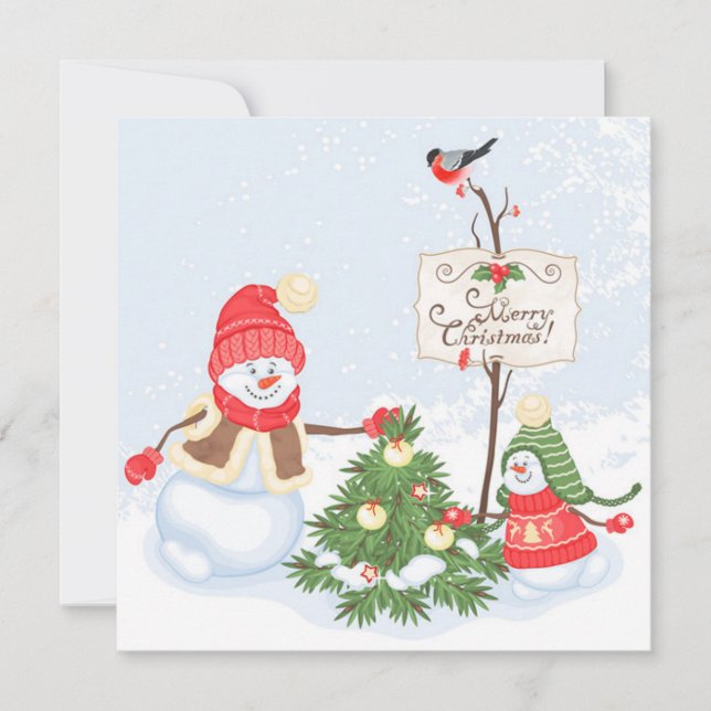 Frohe Weihnachten (Vorderseite)