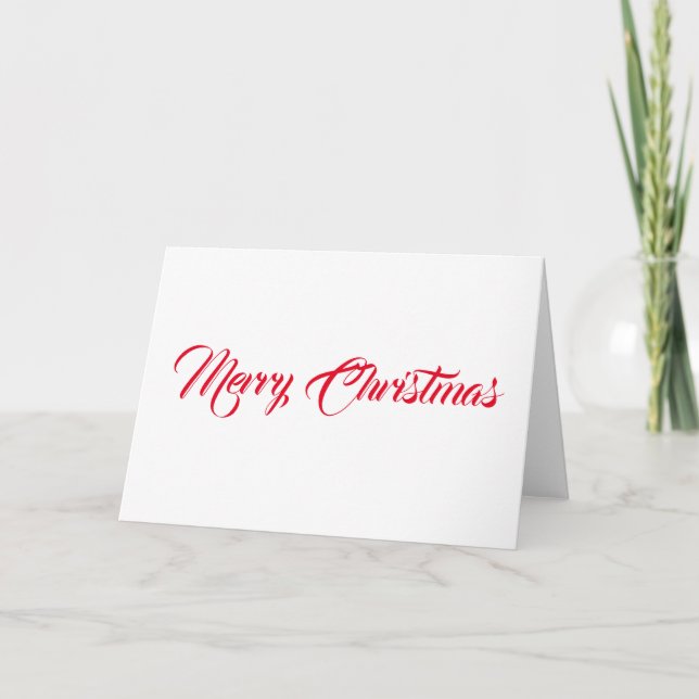 Frohe Weihnachten (Vorderseite)