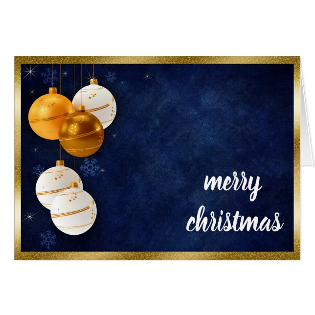 Frohe Weihnachten (Vorderseite (Horizontal))