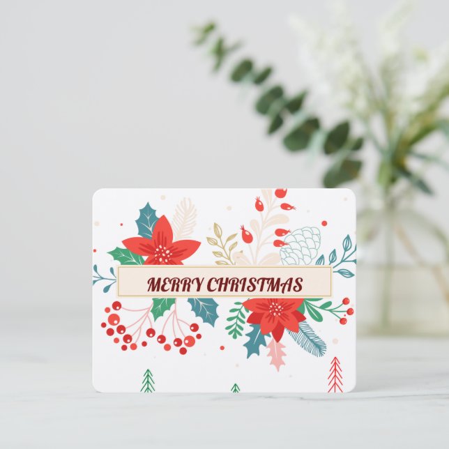 Frohe Weihnachten (Stehend Vorderseite)