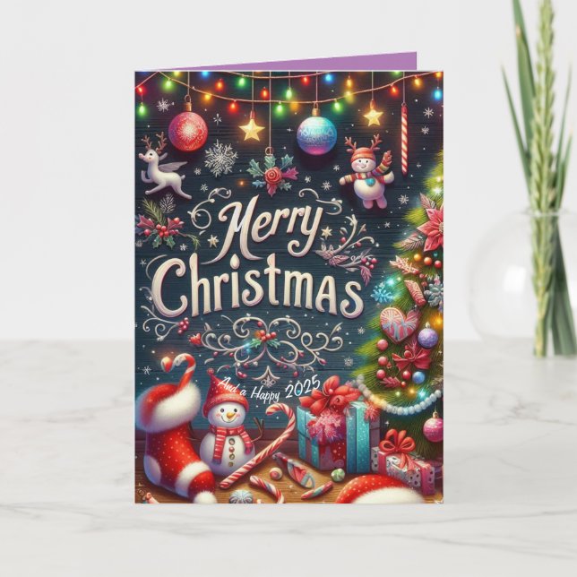 Frohe Weihnachten14 Karte (Vorderseite)