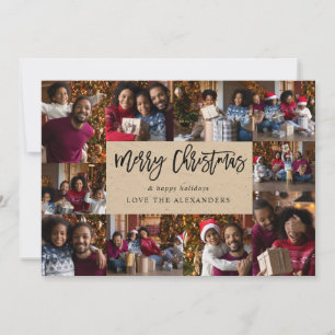 Frohe Weihnachten 10 Multi Foto - Beige P