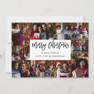 Frohe Weihnachten 10 Multi Foto - Weiß