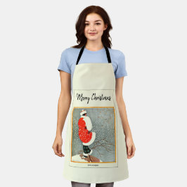 Frohe Weihnachten 1914 Schneebräunung Schürze