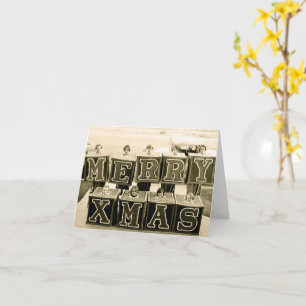 Frohe Weihnachten 1933 Karte