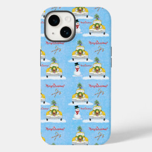 Frohe Weihnachten 1950er Jahre New York Yellow Cab Case-Mate iPhone 14 Hülle
