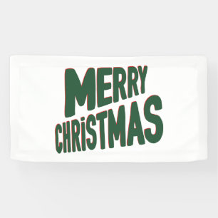Frohe Weihnachten 1,6x3 Vinyl Banner
