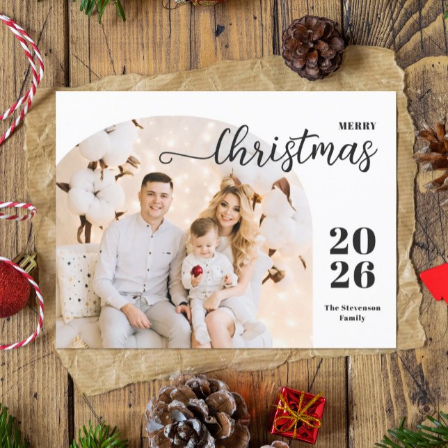 Frohe Weihnachten 1 Foto Bogen modern minimalistis (Von Creator hochgeladen)