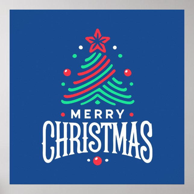 Frohe Weihnachten 1 Poster (Vorne)