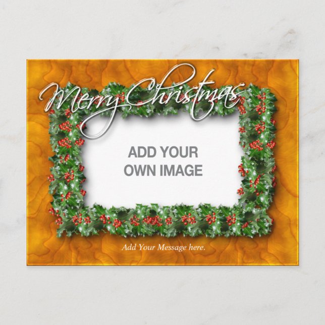 Frohe Weihnachten 1 Postkarte (Vorderseite)