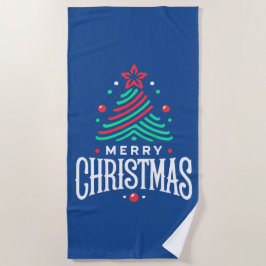 Frohe Weihnachten 1 Strandtuch