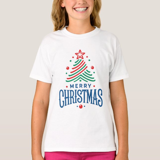 Frohe Weihnachten 1 T-Shirt (Vorderseite)