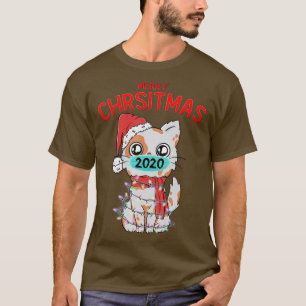 Frohe Weihnachten 2020 Niedliche Weihnachtsbrille T-Shirt