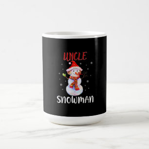 Frohe Weihnachten 2020 Onkel Snowman in Maske Paja Kaffeetasse