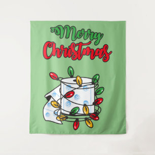Frohe Weihnachten 2020 - Toilettenpapier Edition Wandteppich