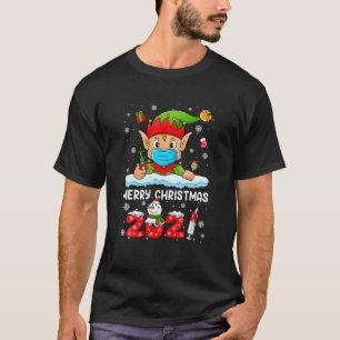Frohe Weihnachten 2021 Familie Reindeer Santa Paja T-Shirt