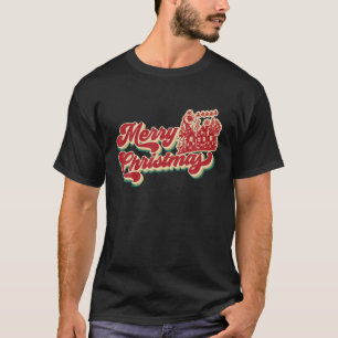 Frohe Weihnachten 2021 Vintage Weihnachtsbrief Gra T-Shirt