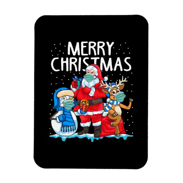 Frohe Weihnachten 2023 Magnet (Vertikal)
