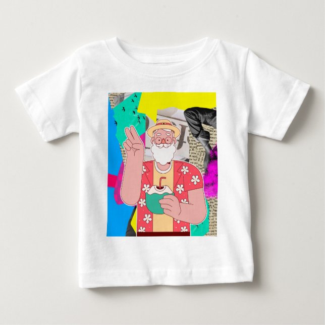 Frohe Weihnachten 2024 Baby T-shirt (Vorderseite)