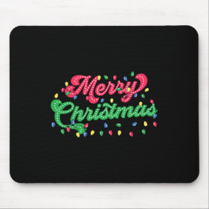 Frohe Weihnachten 2024 Familie Matching Christmas Mousepad
