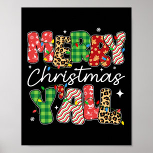 Frohe Weihnachten 2024 Familie Matching Christmas  Poster