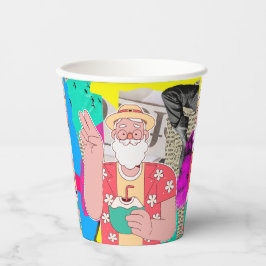 Frohe Weihnachten 2024 Pappbecher