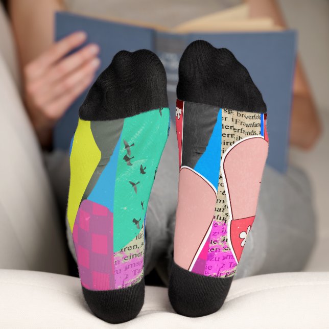 Frohe Weihnachten 2024 Socken (Unterseite)