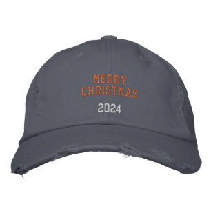 Frohe Weihnachten 2024 Stilvolle Pfeile gedruckt S Bestickte Baseballkappe
