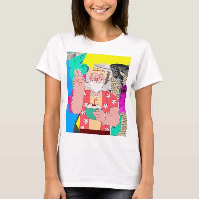 Frohe Weihnachten 2024 T-Shirt (Vorderseite)