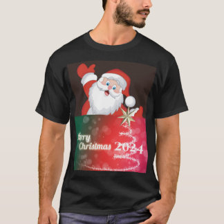 "Frohe Weihnachten 2024" T-Shirt