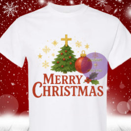 Frohe Weihnachten 2025 - Christlich T-Shirt