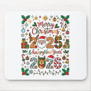Frohe Weihnachten 2025 - Glückliches Neues Jahr 20 Mousepad