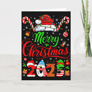 Frohe Weihnachten 2025 Santa Rentier Schneemann Ch Karte