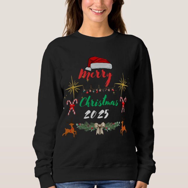 🎄 Frohe Weihnachten 2025 Sweatshirt - (Vorderseite)