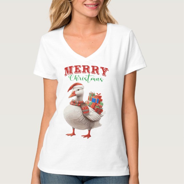 FROHE WEIHNACHTEN 2026 T-Shirt (Vorderseite)