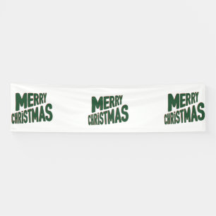 Frohe Weihnachten 2.5x10 Vinylbanner Banner