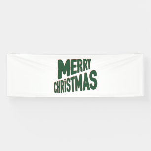 Frohe Weihnachten 2.5x8 Vinylbanner Banner