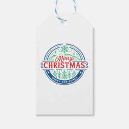 Frohe Weihnachten 2 Geschenkanhänger