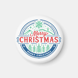 Frohe Weihnachten 2 Magnet