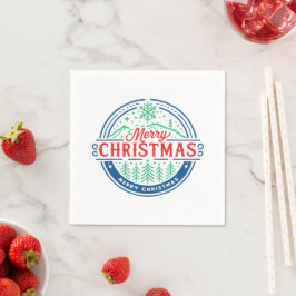 Frohe Weihnachten 2 Serviette